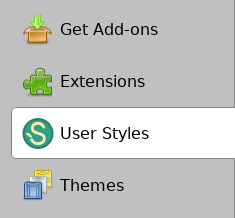 User styles image